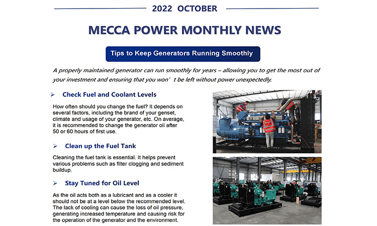 MECCA POWER Aylık Haber Ekim