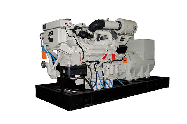 200-1000KW Deniz Dizel Jeneratör Cummins Engine tarafından desteklenmektedir